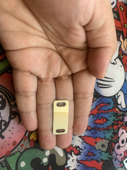 Placa Rectangular Cerrada para Collar