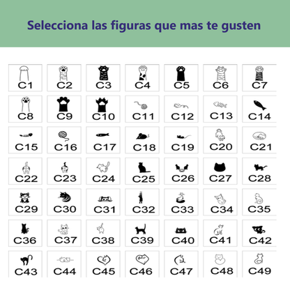 Placa Rectangular Cerrada para Collar